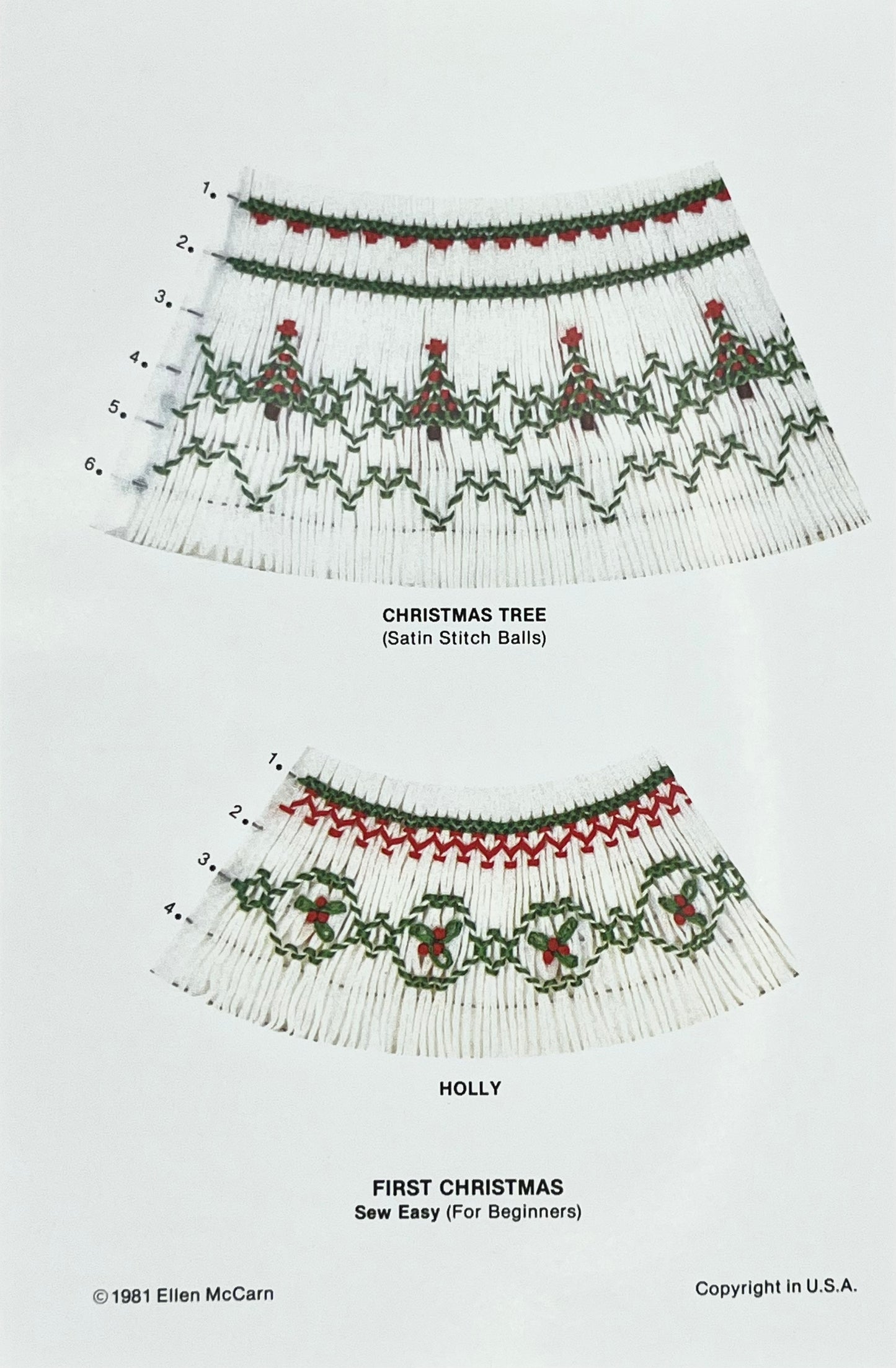 Plate "First Christmas Sew Easy"