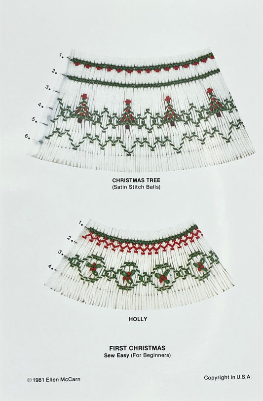 Plate "First Christmas Sew Easy"