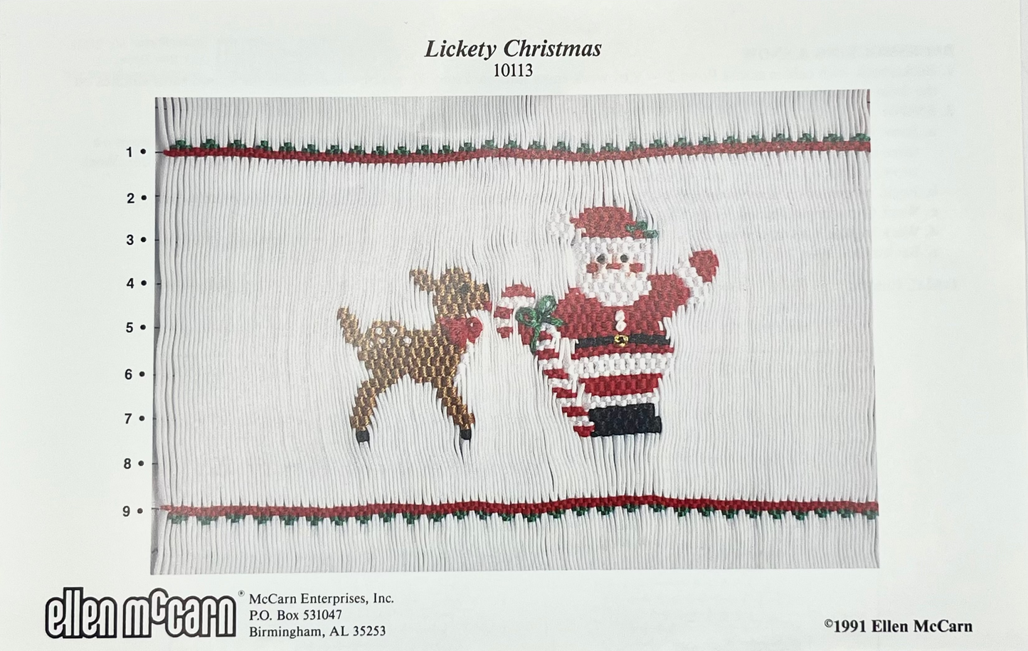 Plate "Lickety Christmas"